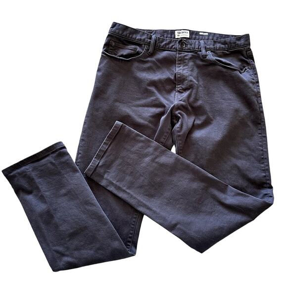 Todd Snyder Jeans Mens Size 34x31 (Actual) Dark Gray Slim Fit 5-Pocket Stretch - Picture 3 of 10